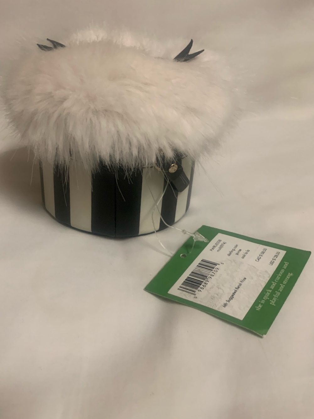 Kate Spade Collectors Darling Instant Va Va Voom Beauty Dust Fluffy Coin Purse - Picture 5 of 14